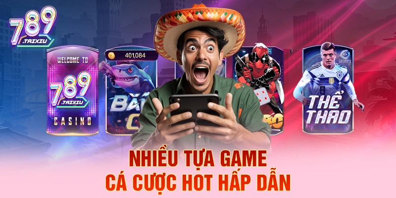 Các tựa game cá cược hấp dẫn tại okking